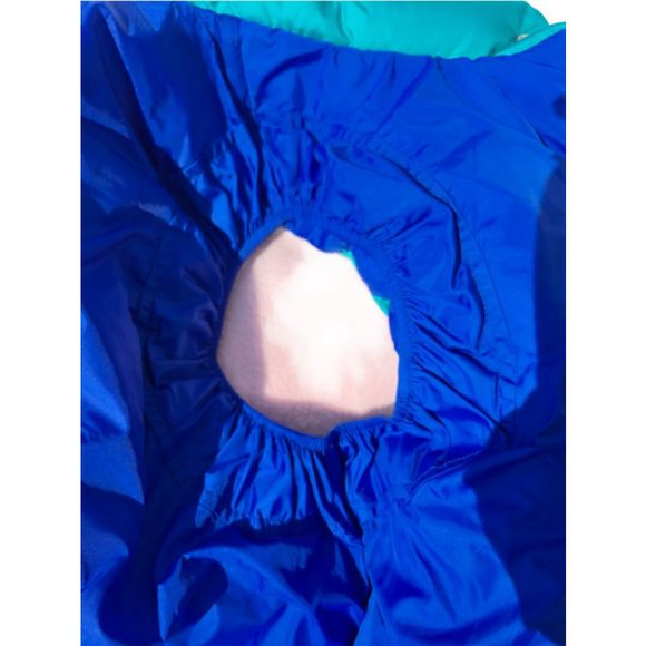 Women's Vintage 90's L.L.Bean Jim Whittaker Down Teal Blue Puffer Vest Medium - Picture 5 of 7